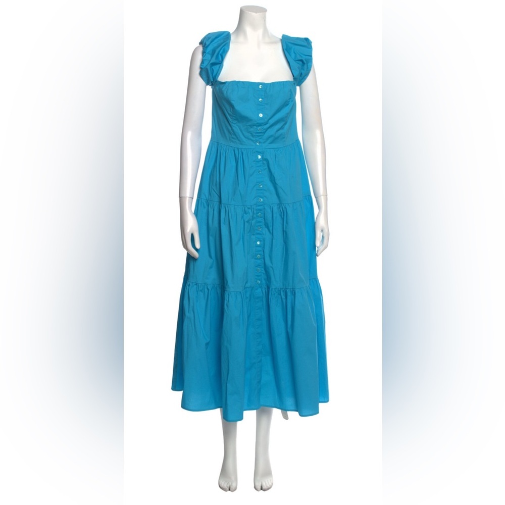 STAUD Blue Maxi Dress